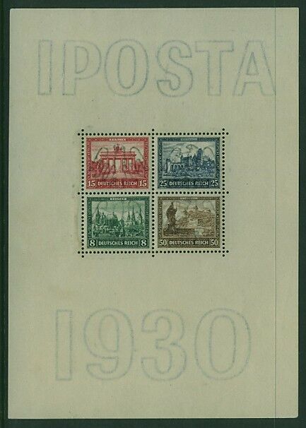 Germany SG  464A 1930 IPOSTA sheet superb MUH