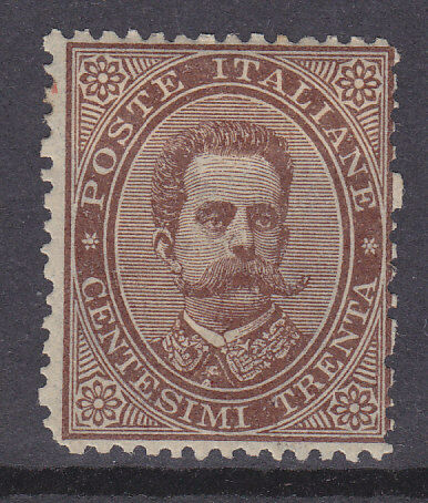 Italy SG 35 30c brown Mint Stamp