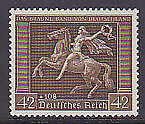Germany SG  659 1938 Brown Ribbon horse racing Michel 671 MUH
