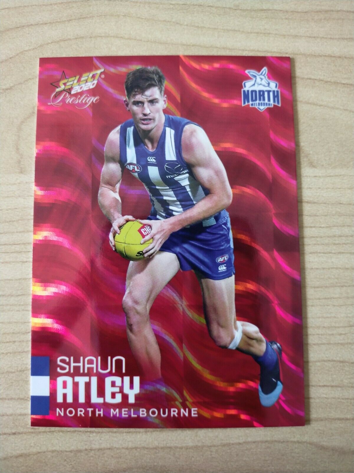2020 Select Prestige Red Parallel Shaun Atley North Melbourne No. 068/170