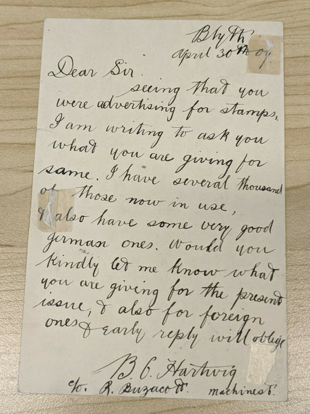 SA Australian States Post Card 3a Too Late Sent to Mill Street Adelaide