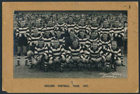 VFL 1947 Geelong Football Club Team Photo