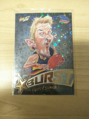 Select 2018 Black Starburst Matt Crouch Adelaide No. 406/600