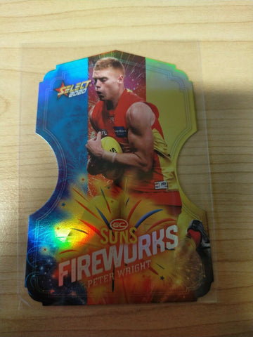 2020 Select Footy Stars Fireworks Peter Wright GC Suns No. 090/210