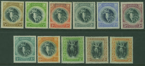 Barbados West Indies Caribbean SG 201/11 Set of 11 MLH