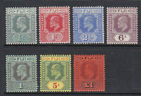 Fiji Pacific Islands KGV SG 118/24 Set of 7 MLH