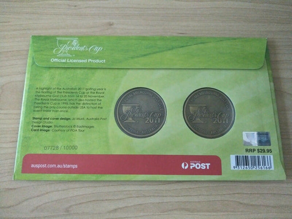 2011 Australian The Presidents Cup 1st Day Cover Limited Edition