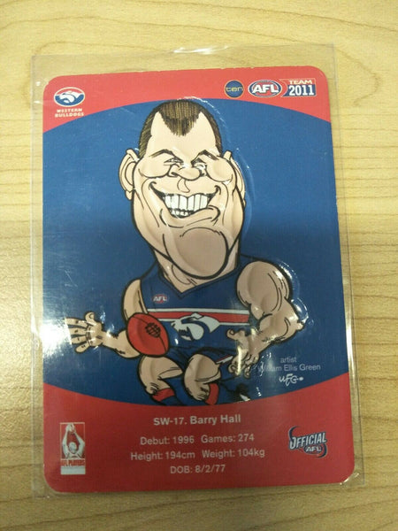 2011 Teamcoach Star Wildcard Barry Hall Western Bulldogs SW-17