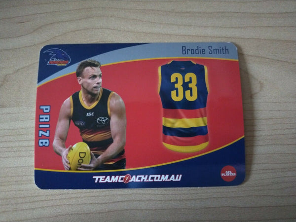 2020 Teamcoach Prize Football Card Brodie Smith Adelaide P-01b