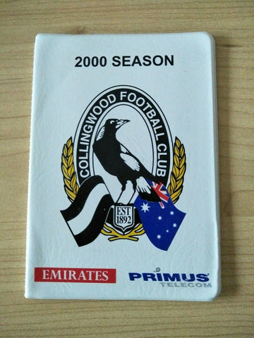 2000 Collingwood Legends Adult Membership And Social Membership Pass