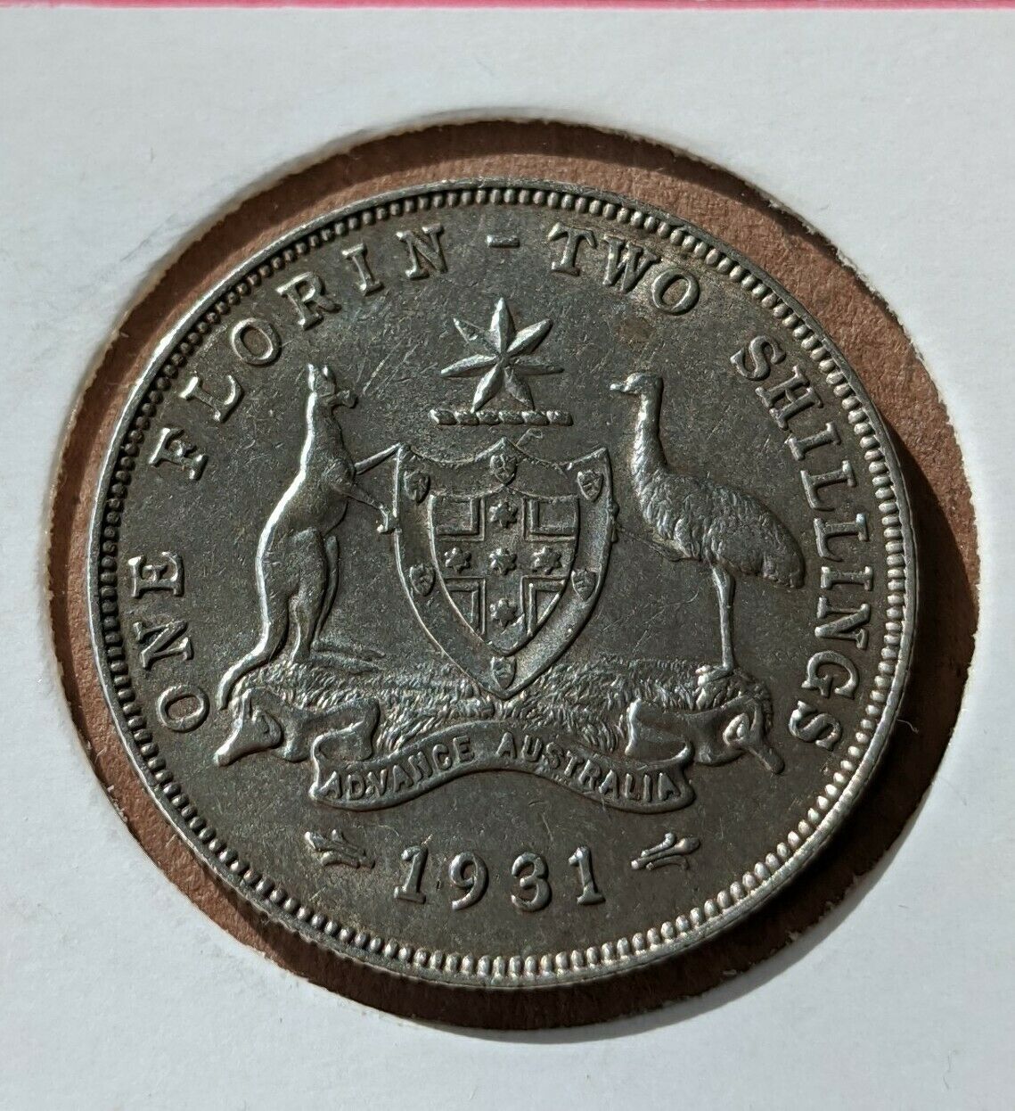 Australia 1931 Florin Two Shillings Very Fine