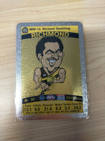 2010 Teamcoach Magic Wildcard Richard Tambling Richmond MW-12