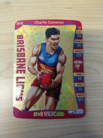 2019 Teamcoach Star Wildcard Charlie Cameron Brisbane SW-02