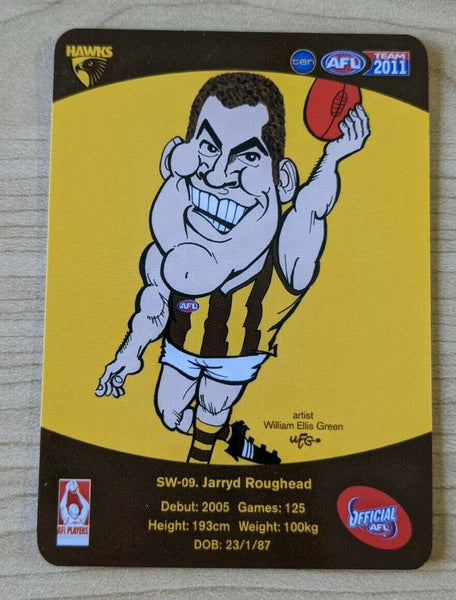 2011 Teamcoach Sample Star Wildcard SW-09 Jarryd Roughead Hawthorn Hawks