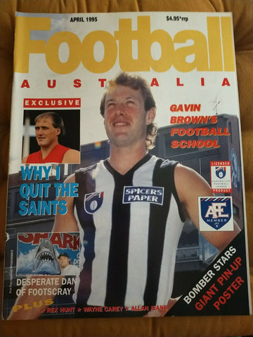 AFL 1995 April Vol. 3 No. 1 Football Australia Football Magazine