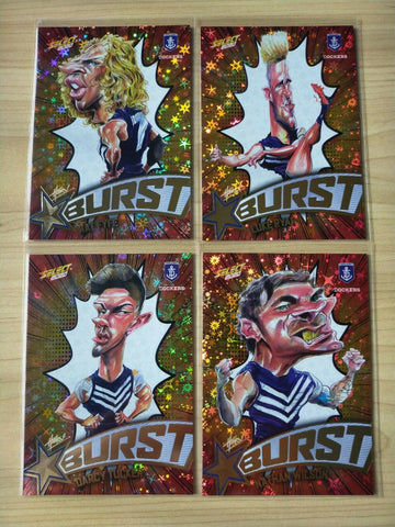 2020 Select Footy Stars Explosion Starburst Team Set Fremantle