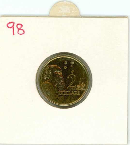 1998 Two Dollar $2 Coin Uncirculated