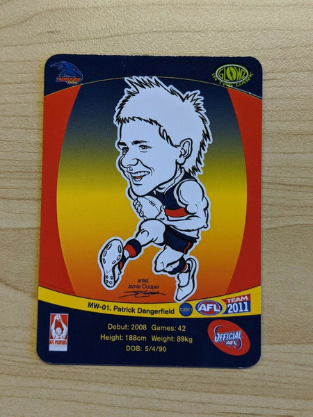 2011 Teamcoach Magic Wildcard Printing Error Patrick Dangerfield Rare