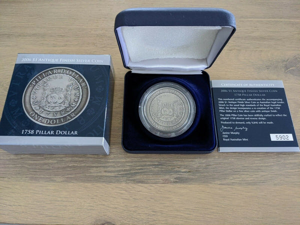 Australia 2006 Royal Australian Mint $1 One Dollar Proof Coin Ballot Issue Pillar Dollar