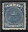 Fiji Pacific Islands SG 10 1d blue sky CR monogram Mint Hinged