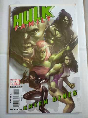 Marvel 2008 Hulk Family Green Genes Comic #1