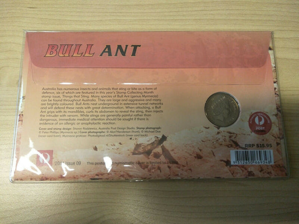 2014 $1 Australian Things That Sting Bullant PNC 1st Day Issue