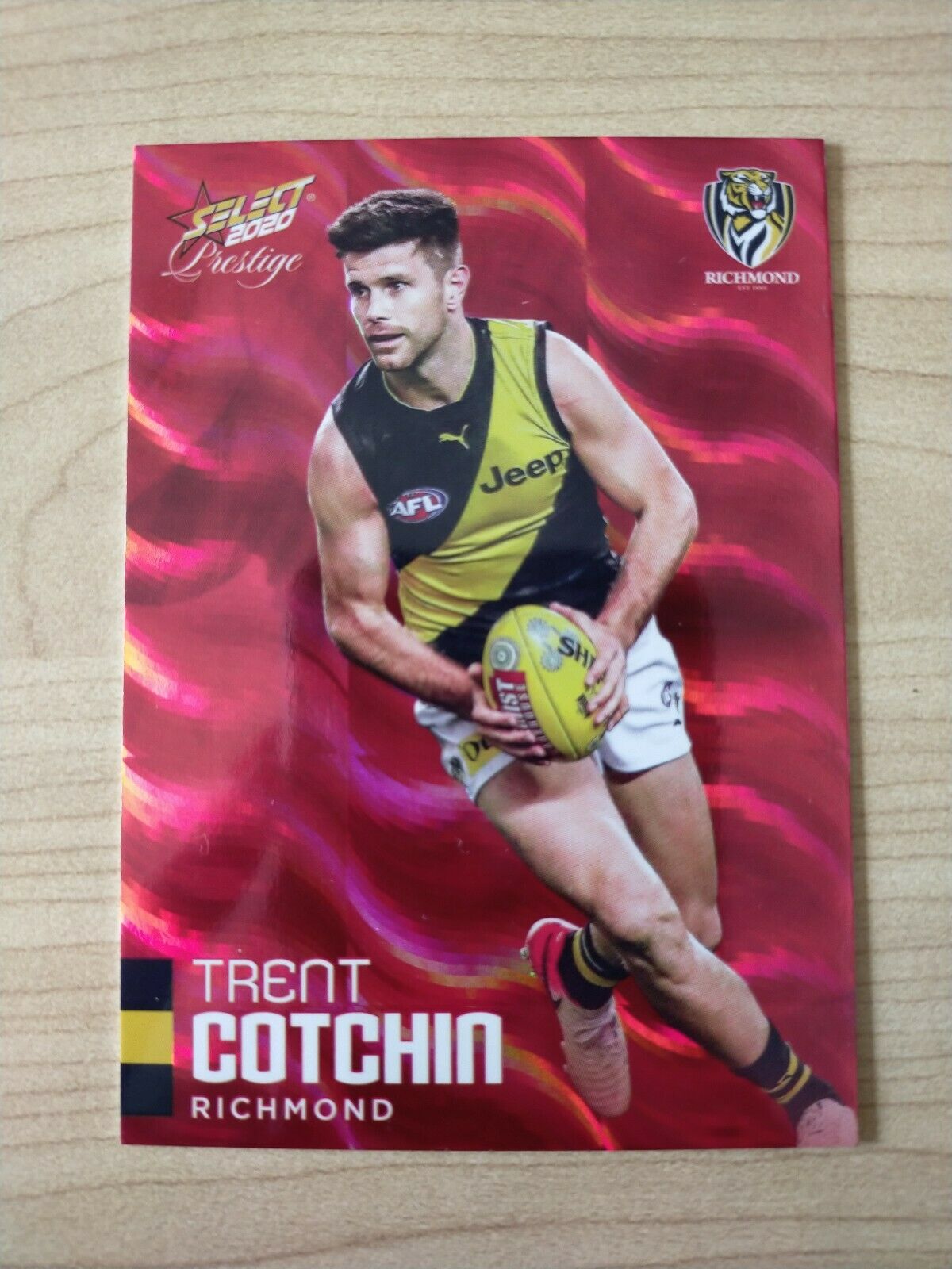 2020 Select Prestige Red Parallel Trent Cotchin Richmond No. 142/170