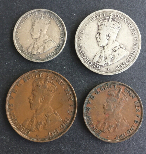 Australia 1931 Pre Decimal 4 Coin Set IDEAL BIRTHDAY GIFT