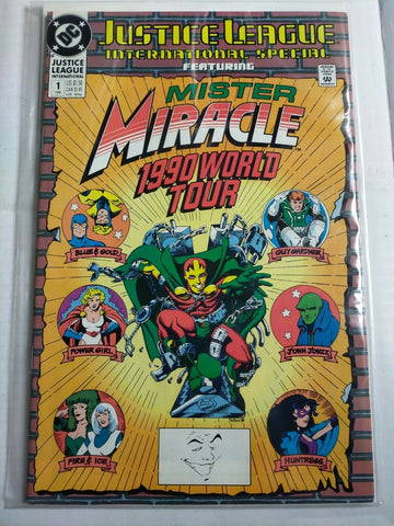 DC 1990 #1 Justice League of America International Special Comic 1990 World Tour