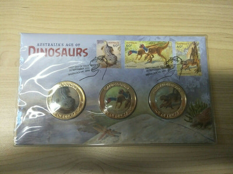 2013 Australian Age of Dinosaurs 3 Medallion Set Limited Edition No. 4922/5000