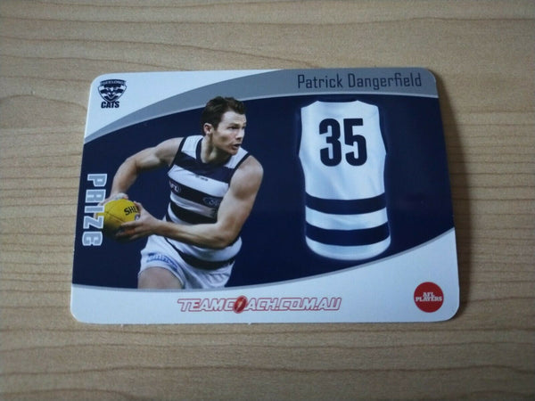 2020 Teamcoach Prize Football Card Patrick Dangerfield Geelong P-07b