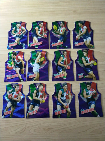 2010 Select Champions Jersey Die Cut Fremantle Team Set Of 12 Cards