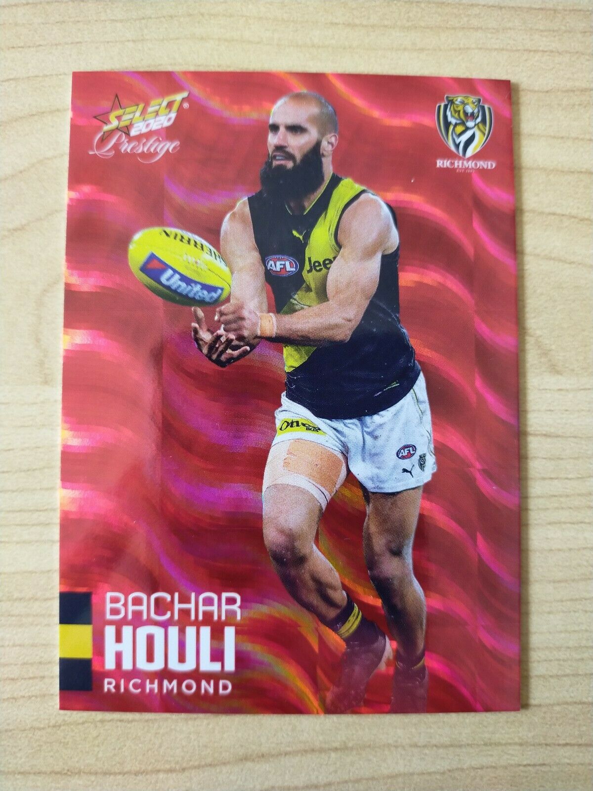 2020 Select Prestige Red Parallel Bachar Houli Richmond No. 018/170