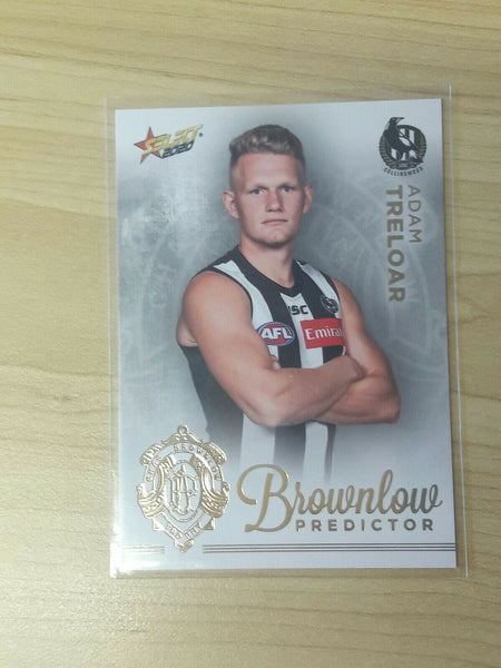 2020 Select Gold Brownlow Predictor Adam Treloar Collingwood No.83/140