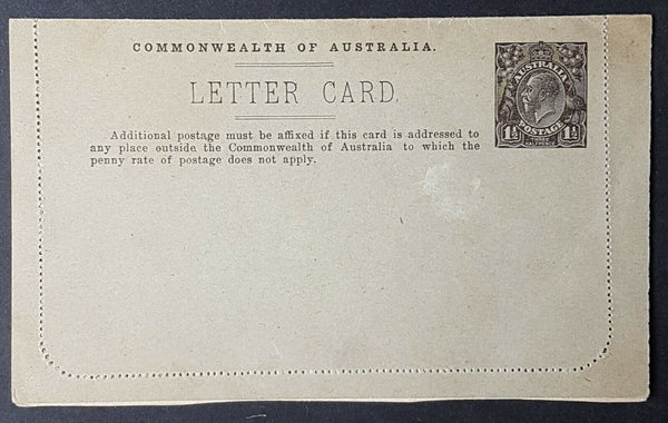 Australia Letter Card 1d KGV Viaduct near Adelaide  LC 18-48 to POW so censored.