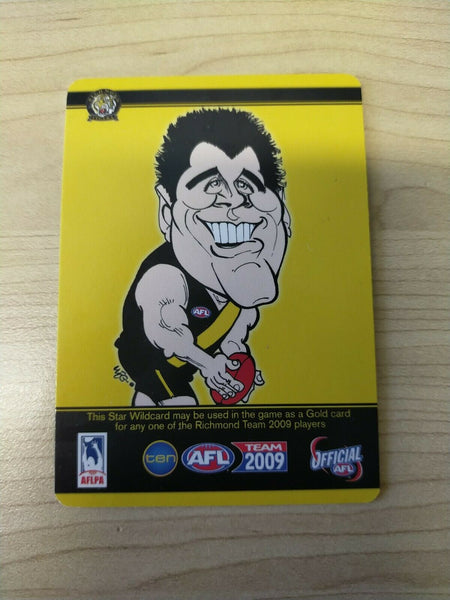 2009 Teamcoach Star Wildcard Printing Error Card Trent Cotchin Richmond