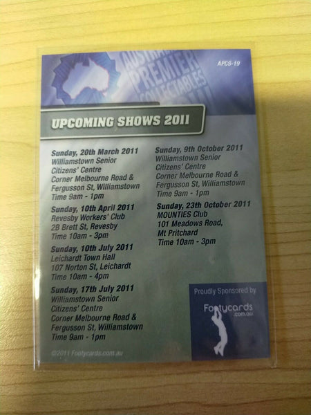 2011 Australia's Premier Collectables Show Football Card 021/300
