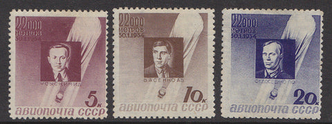 USSR Russia SG 659A/61A Air. Stratosphere Balloon. MLH