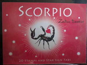 Australia Zodiac Scorpio Prestige Stamp Booklet PB52 stars constellations insect