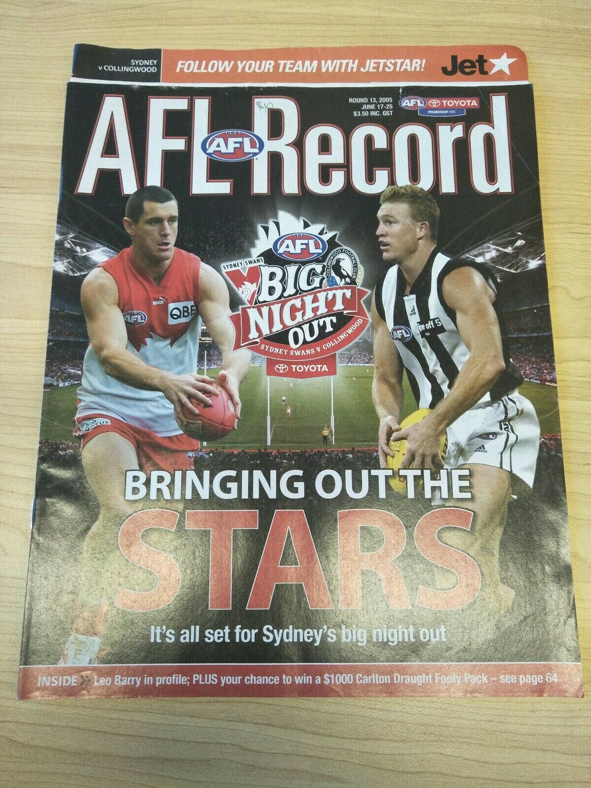2005 June 17-25  Round 13 Sydney v Collingwood Football Record