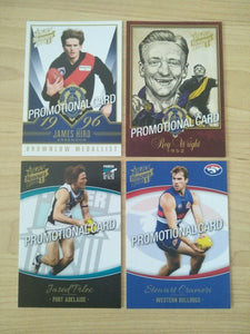 2014 Select AFL Honours Series 1 Promotional Cards Set Of 4