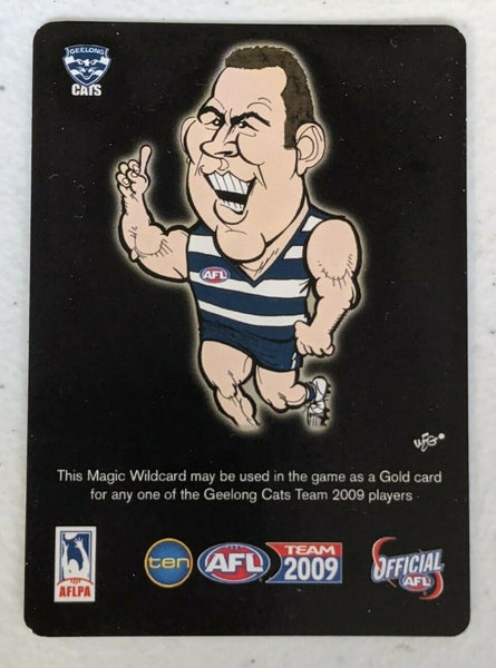 2009 AFL Teamcoach Premiership Trophy Wild Card PW01 Steve Johnson Geelong