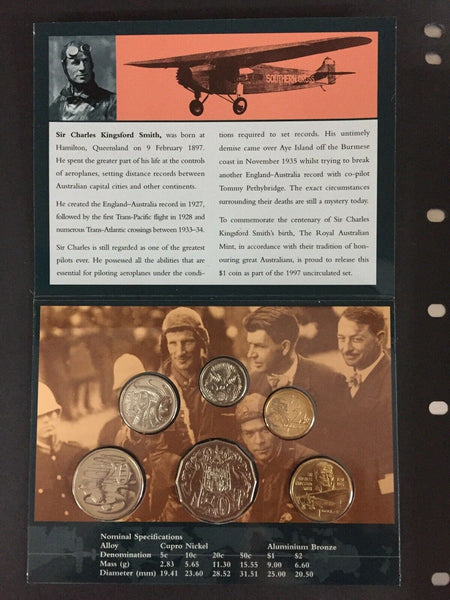 Australia 1997 Royal Australian Mint Uncirculated  Set