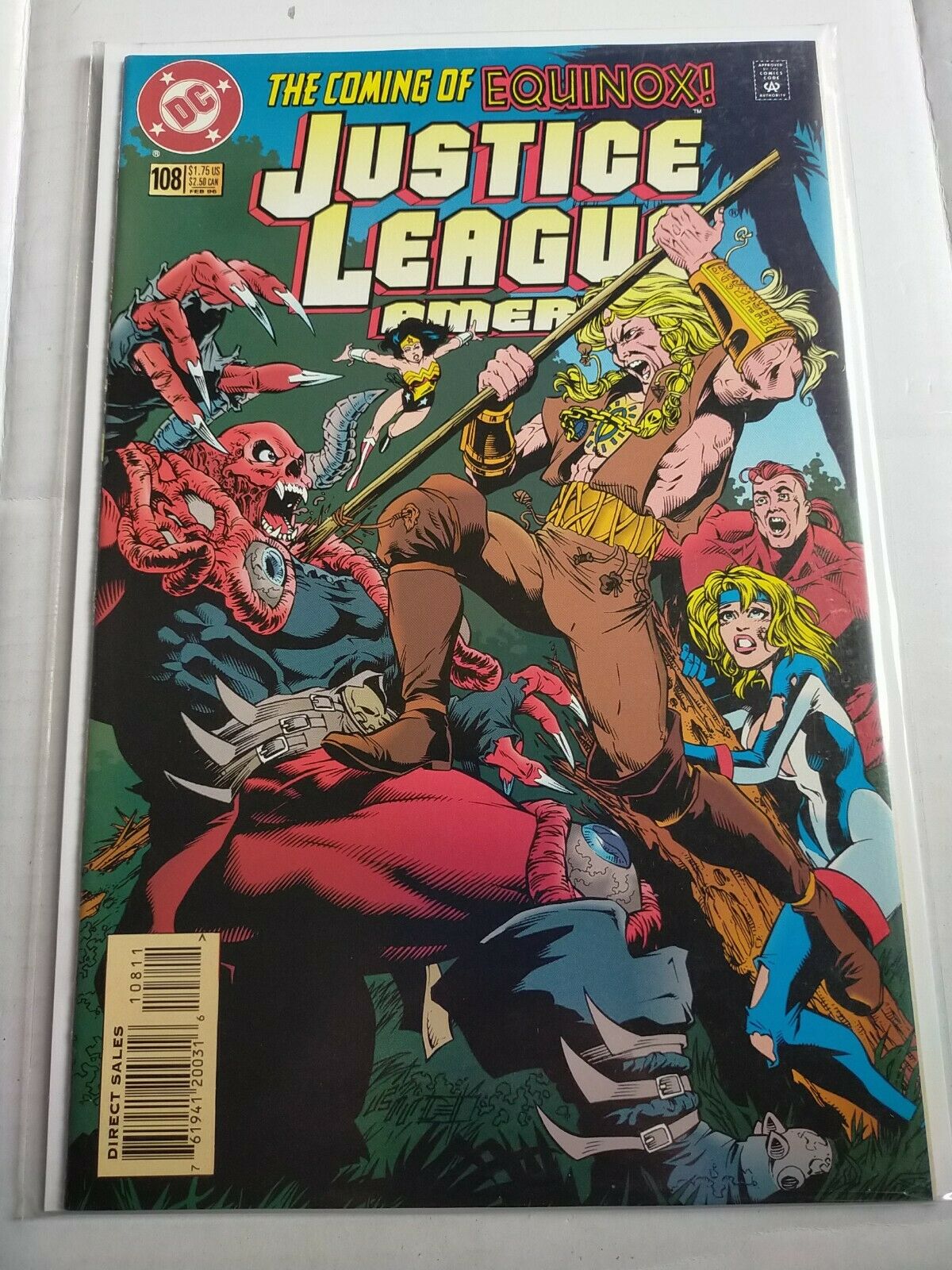 DC 1996 February #108 Justice League of America Comic