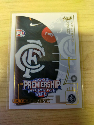 2002 Select SPX Premiership Predictor Carlton PC3