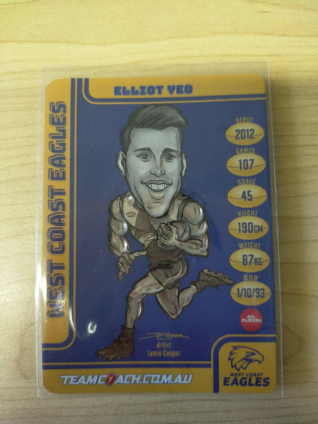 2018 Teamcoach Magic Wildcard Elliot Yeo West Coast MW-17