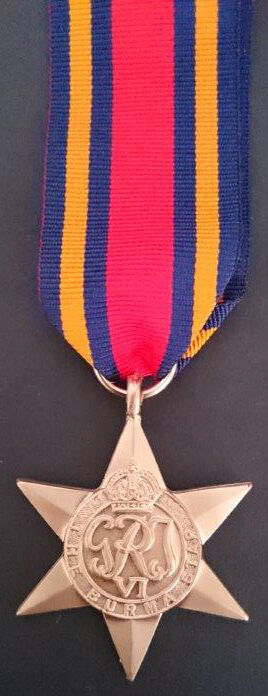 WWII Burma Star Replica Medal