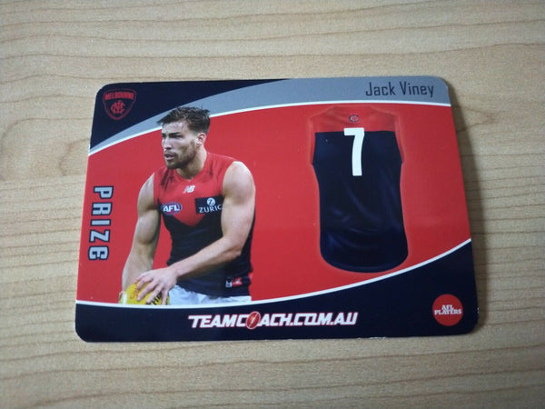 2020 Teamcoach Prize Football Card Jack Viney Melbourne P-11b