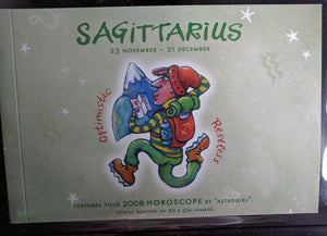 Australia Zodiac Sagitarius Prestige Stamp Booklet PB153 constellations stars