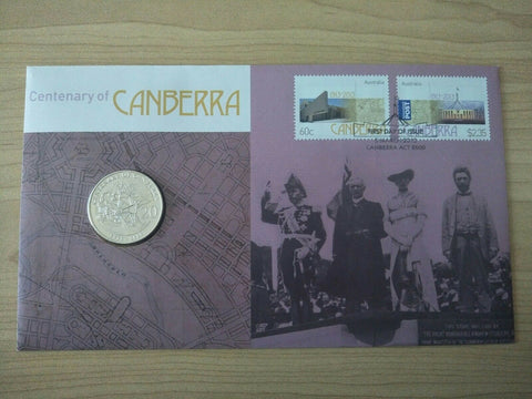 2013 Australian 20c Centenary Of Canberra PNC 1st Day Issue